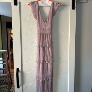 BHLDN Tiered Ruffle Dress